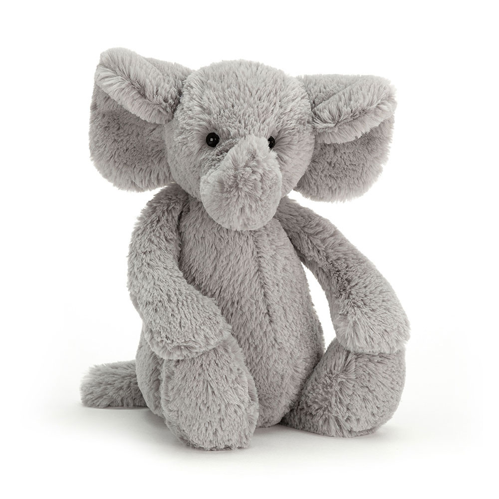 Grey Jellycat Bashful Elephant | US-SIFO96317