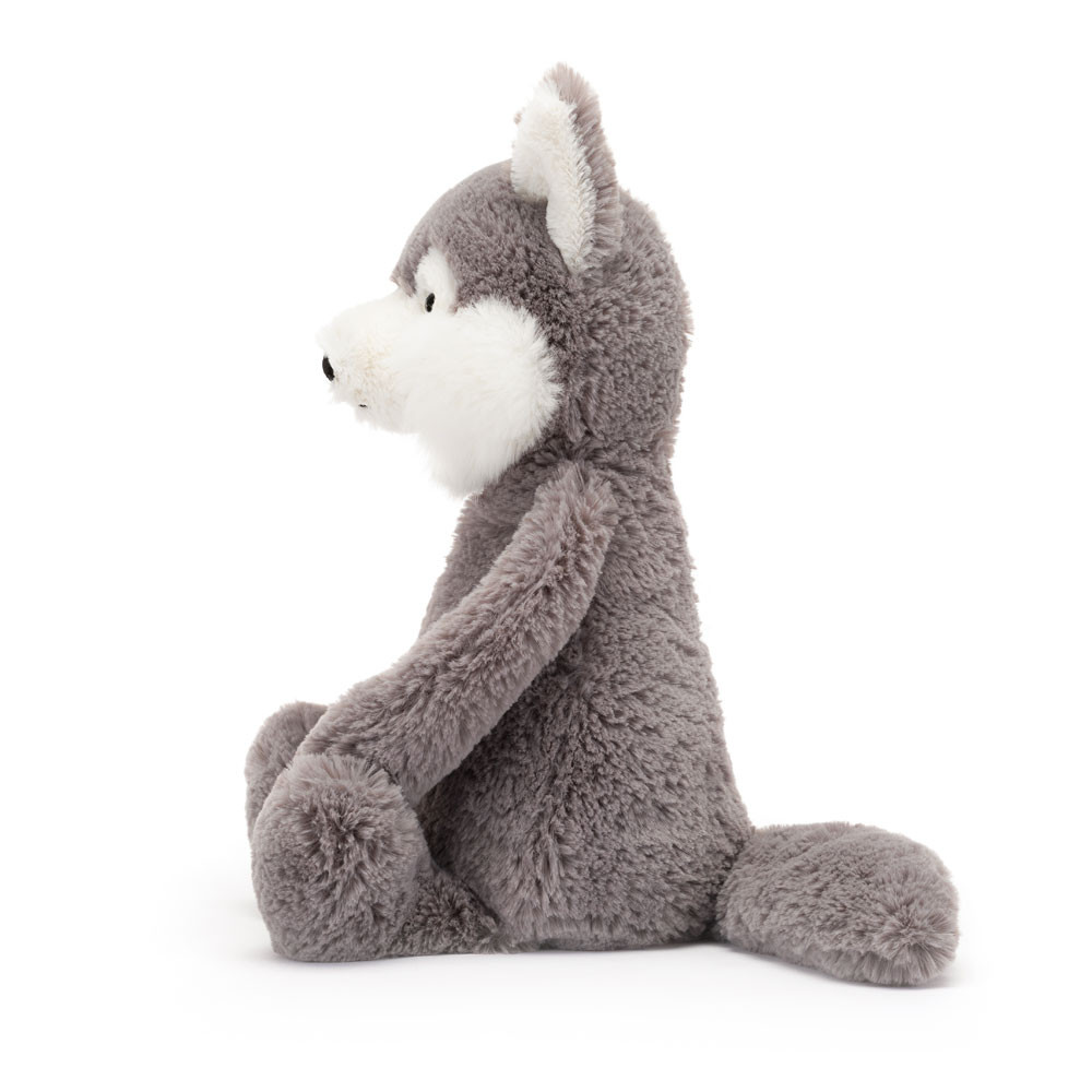 Grey Jellycat Bashful Wolf | US-KYVN76150