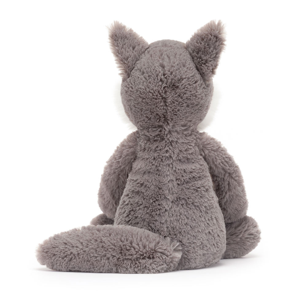 Grey Jellycat Bashful Wolf | US-KYVN76150