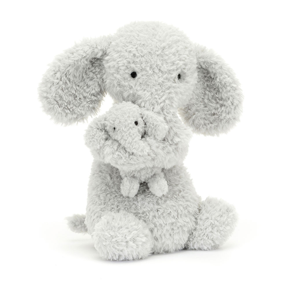 Grey Jellycat Huddles Elephant | US-DGNH24098