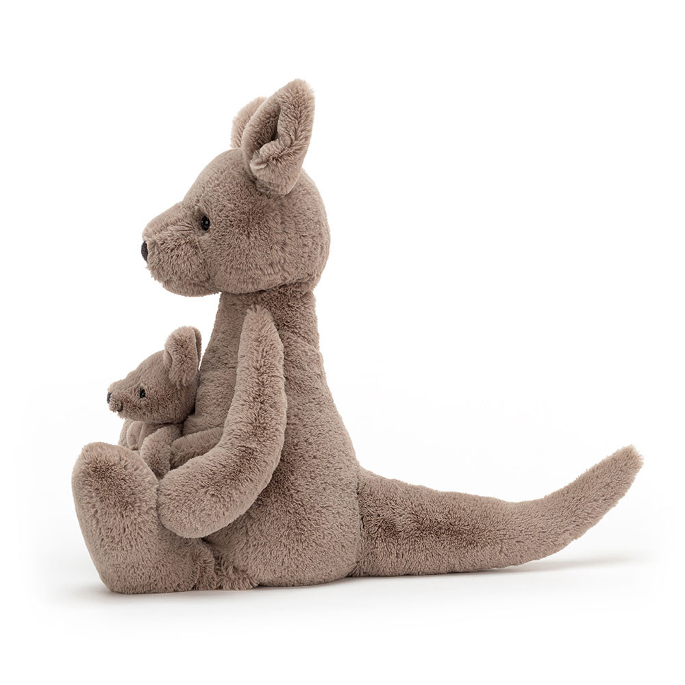 Grey Jellycat Kara Kangaroo | US-BWAG35921