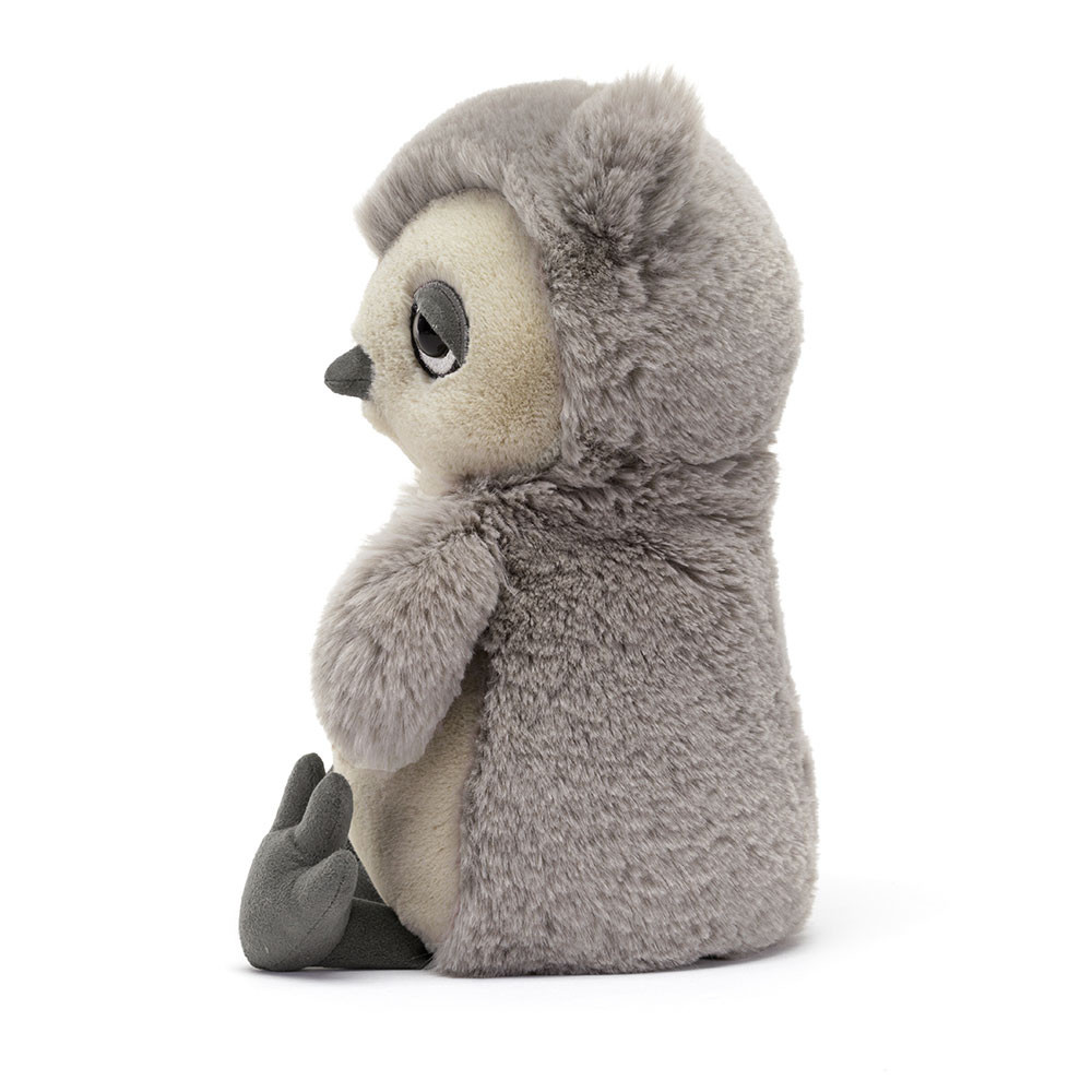 Grey Jellycat Snoozling Owl | US-VBOK92763