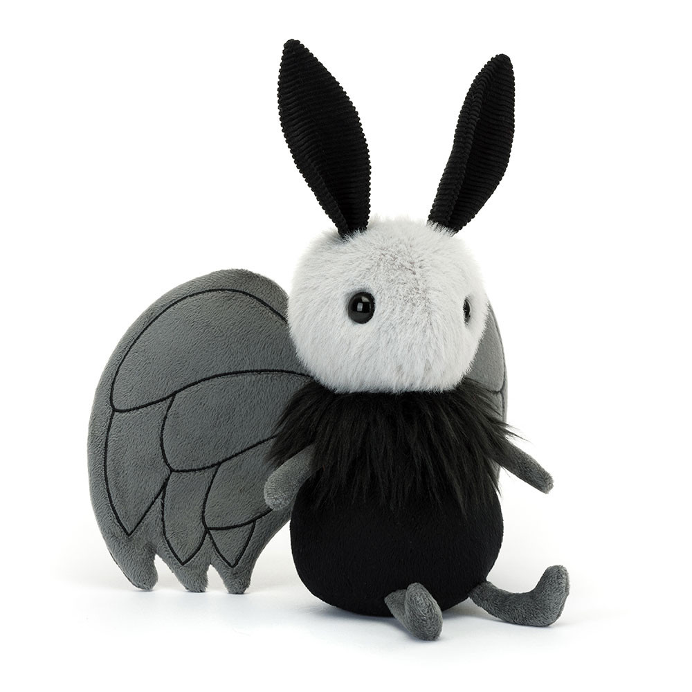 Grey / Black Jellycat Miff Mothman | US-EGWU78342