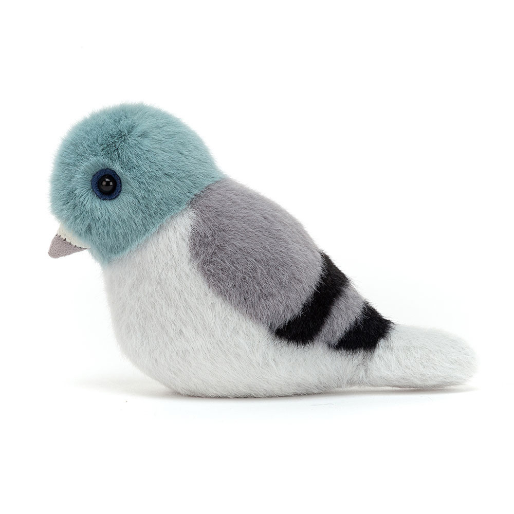 Grey / Blue Jellycat Birdling Pigeon | US-ENFV19657