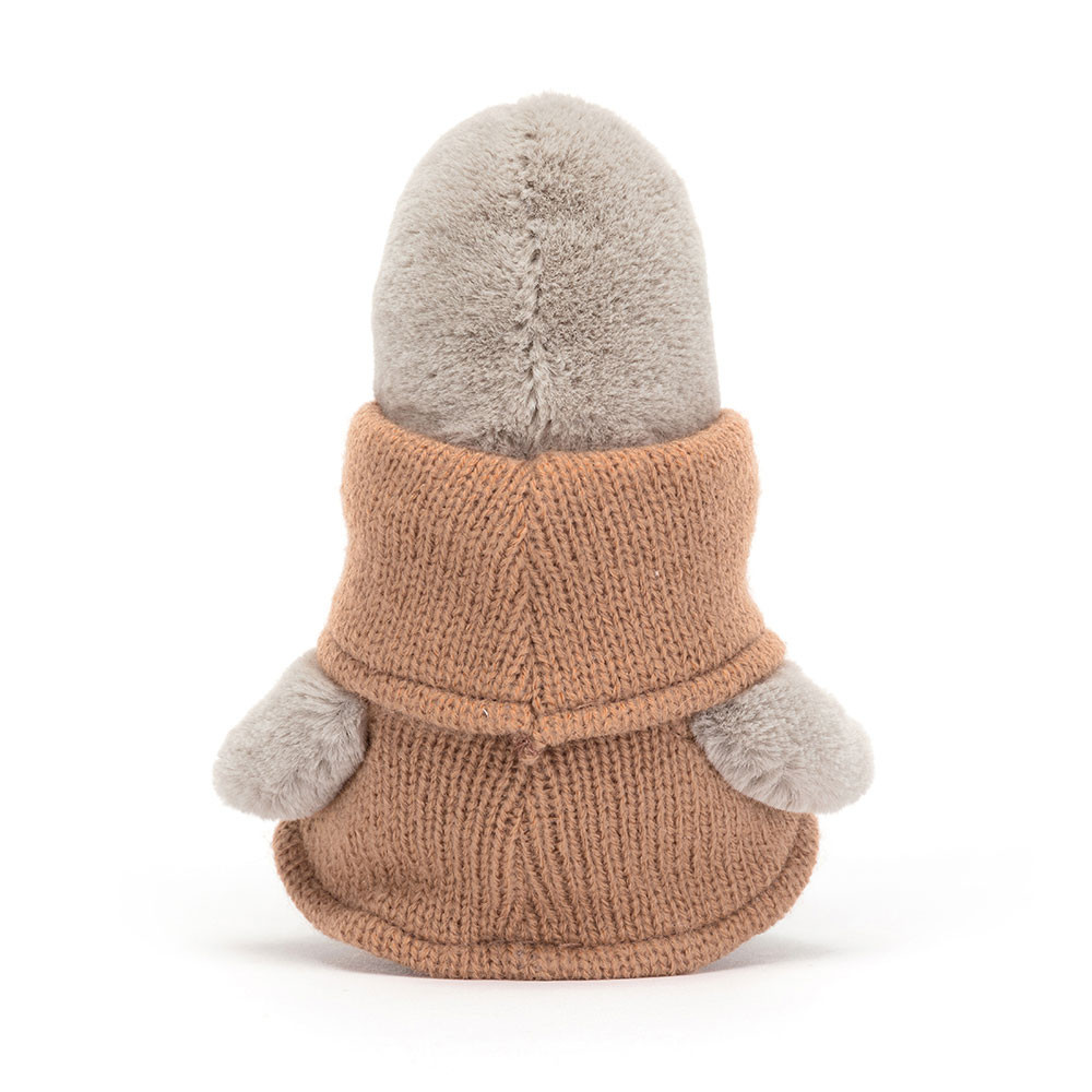 Grey / Brown Jellycat Cozy Crew Seal | US-CLFS70684