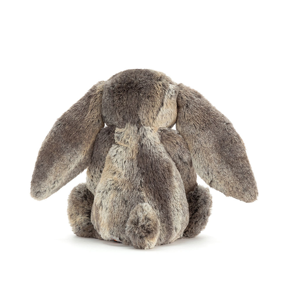 Grey / Dark Brown Jellycat Bashful Cottontail Bunny | US-YAHD04685