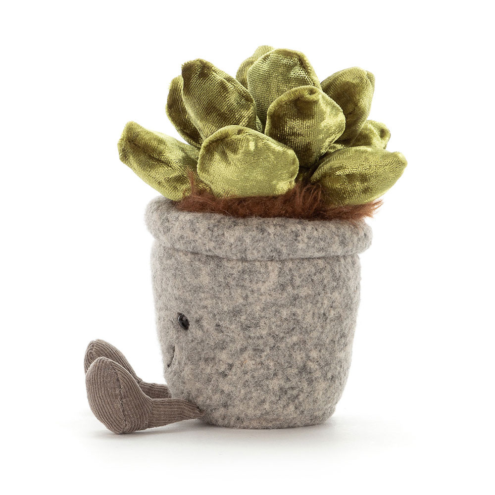 Grey / Green Jellycat Silly Succulent Jade | US-DROL50764