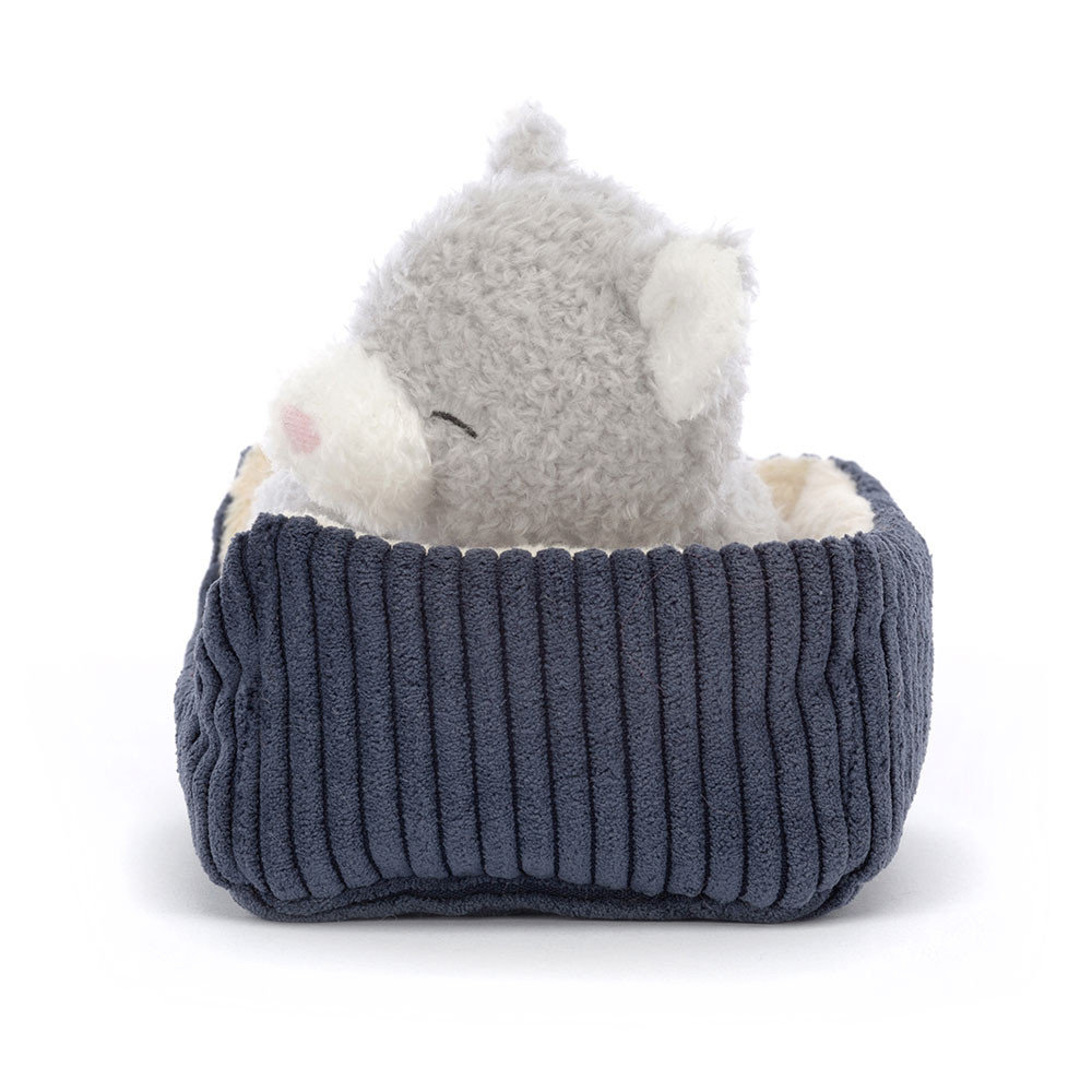 Grey / Navy Jellycat Napping Nipper Cat | US-XEQS78941