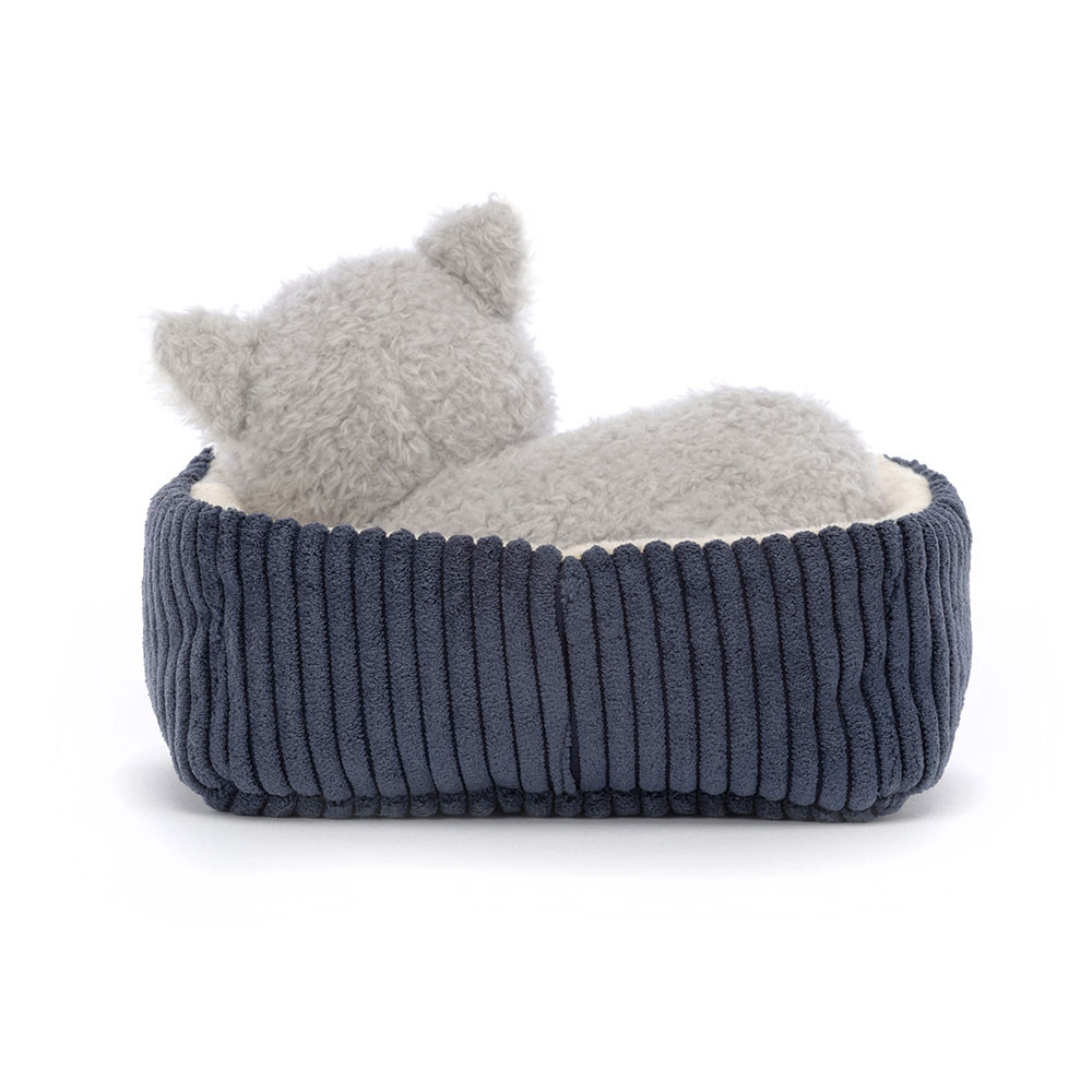 Grey / Navy Jellycat Napping Nipper Cat | US-XEQS78941