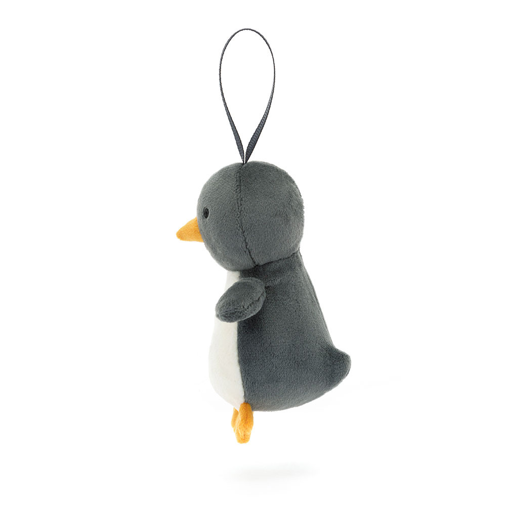 Grey / White Jellycat Festive Folly Penguin | US-SVHM80639