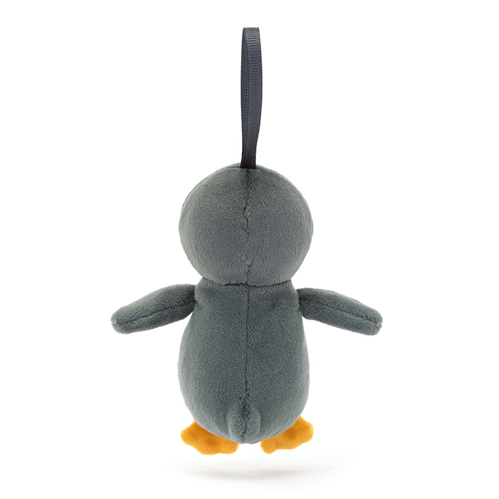 Grey / White Jellycat Festive Folly Penguin | US-SVHM80639