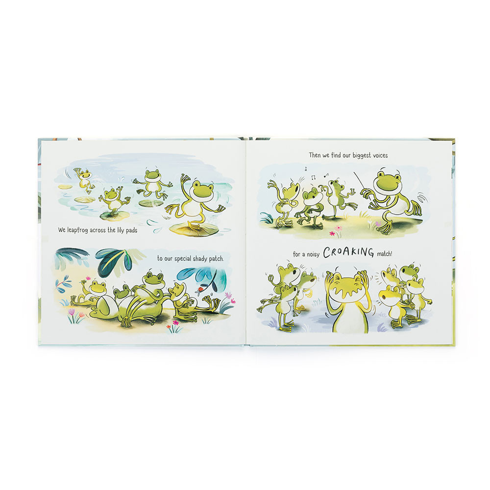 Jellycat A Fantastic Day for Finnegan Frog Book | US-WPLX47618