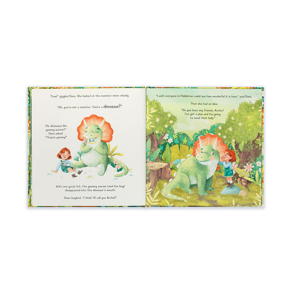 Jellycat Archie, My Dinosaur Friend Book | US-COMN93174