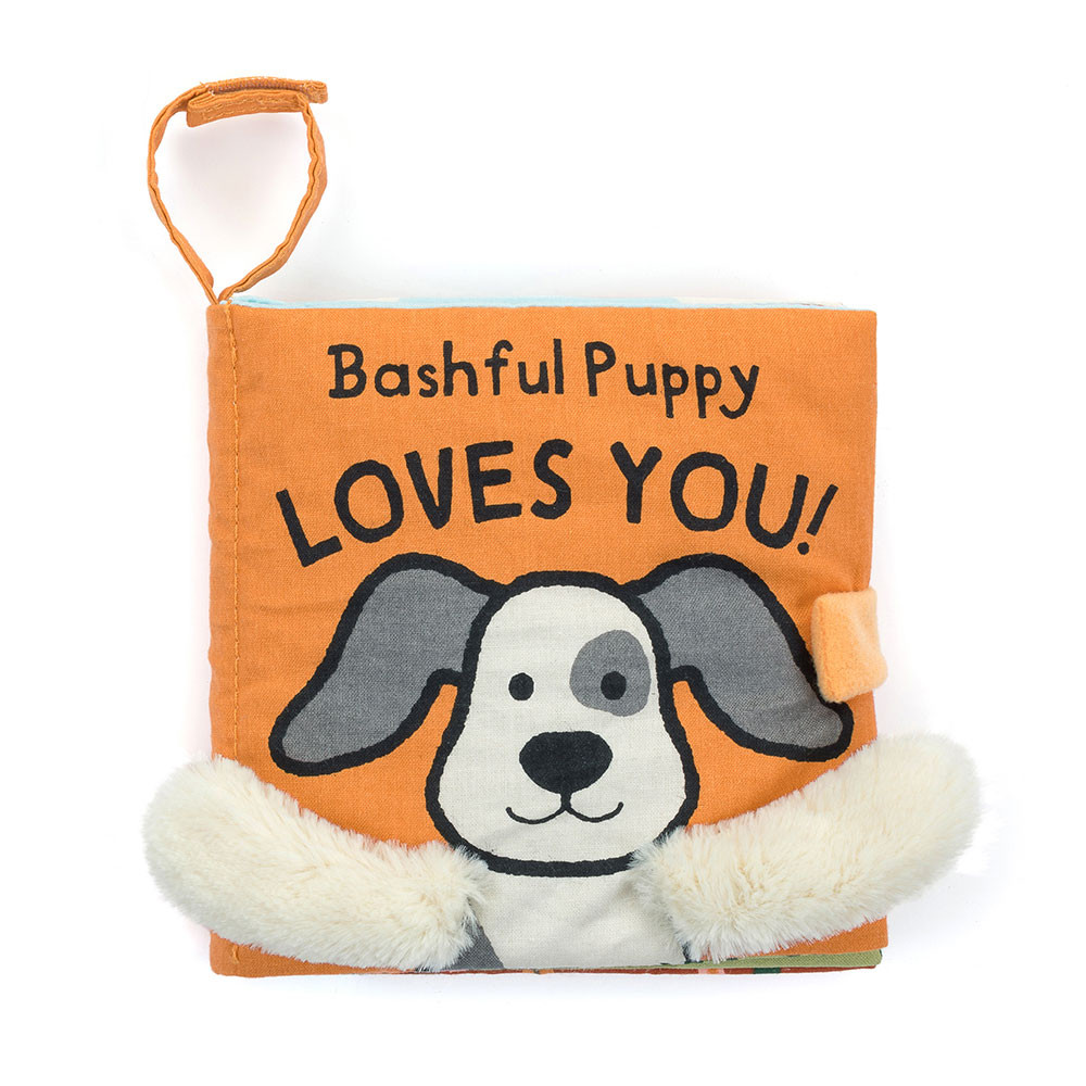 Jellycat Bashful Puppy Loves You Book | US-SUTR40263