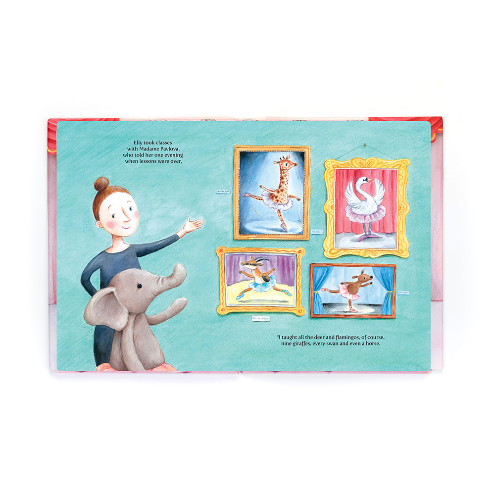 Jellycat Elly Ballerina Book | US-JDFB92305