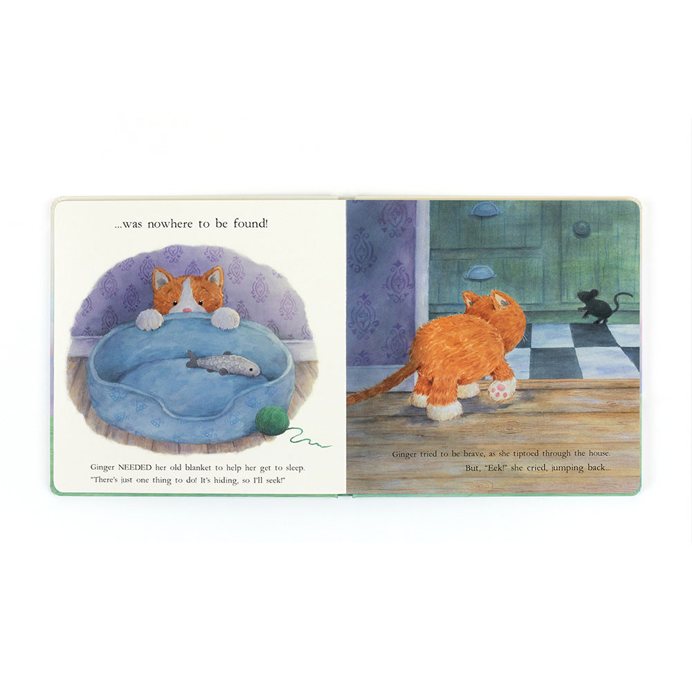 Jellycat Ginger, the Courageous Kitten Book | US-QXBP52391