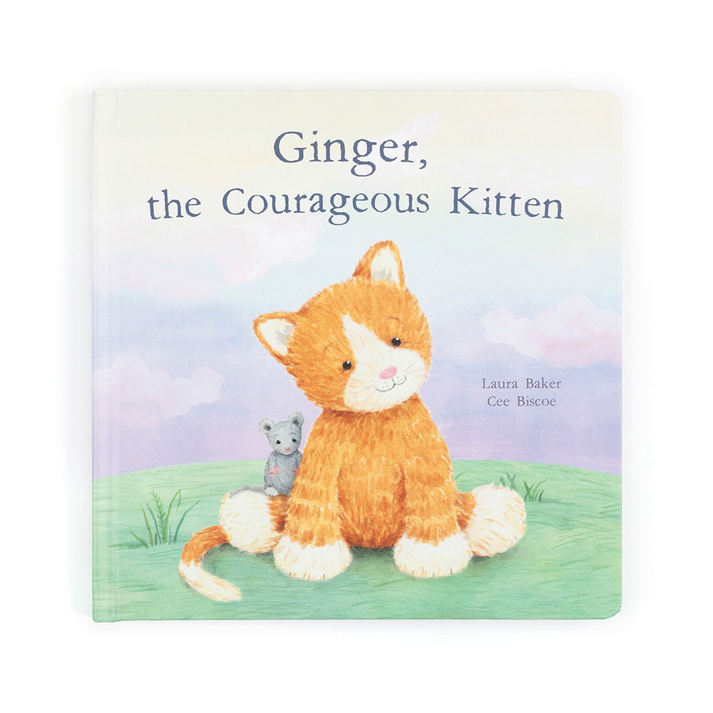 Jellycat Ginger, the Courageous Kitten Book | US-QXBP52391