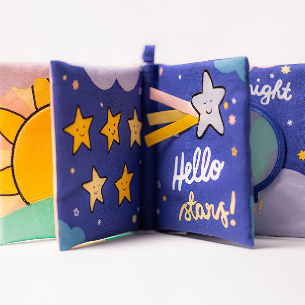 Jellycat Hello Moon Fabric Book | US-KLNE87169