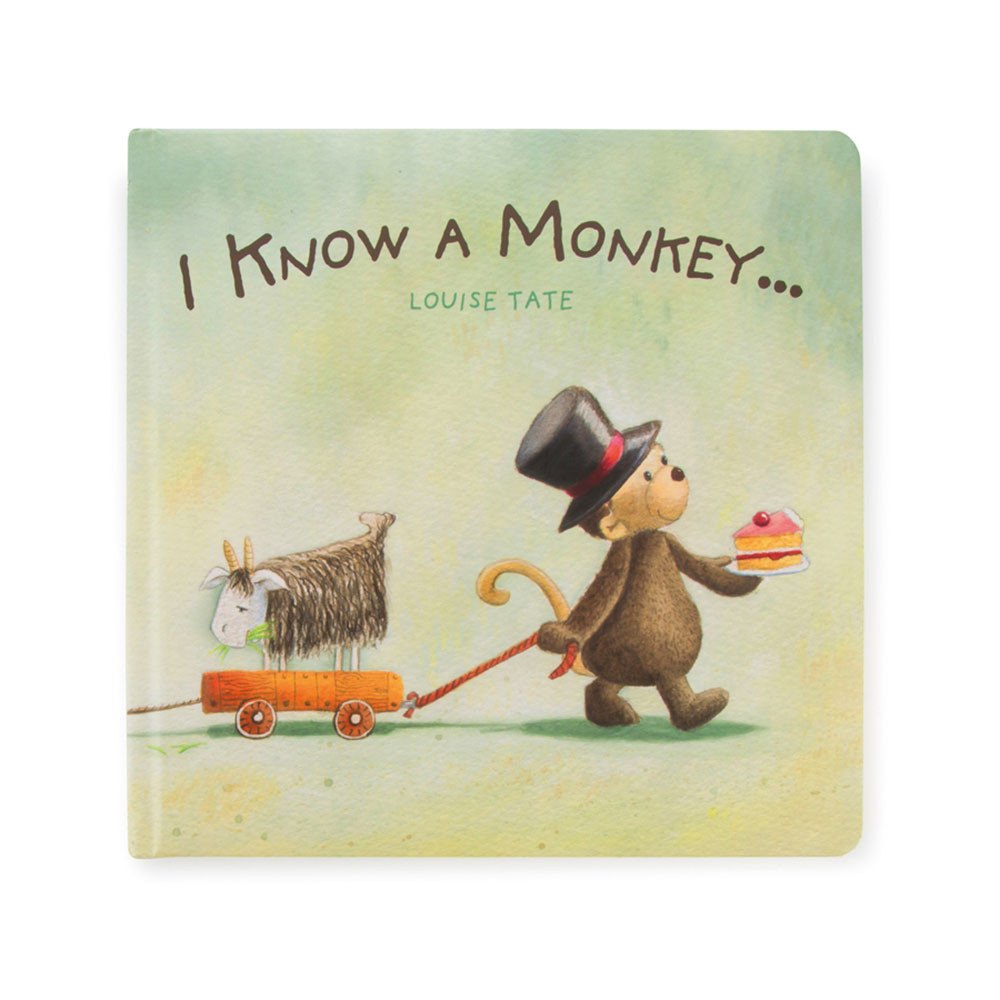 Jellycat I Know A Monkey Book | US-IPEM73854