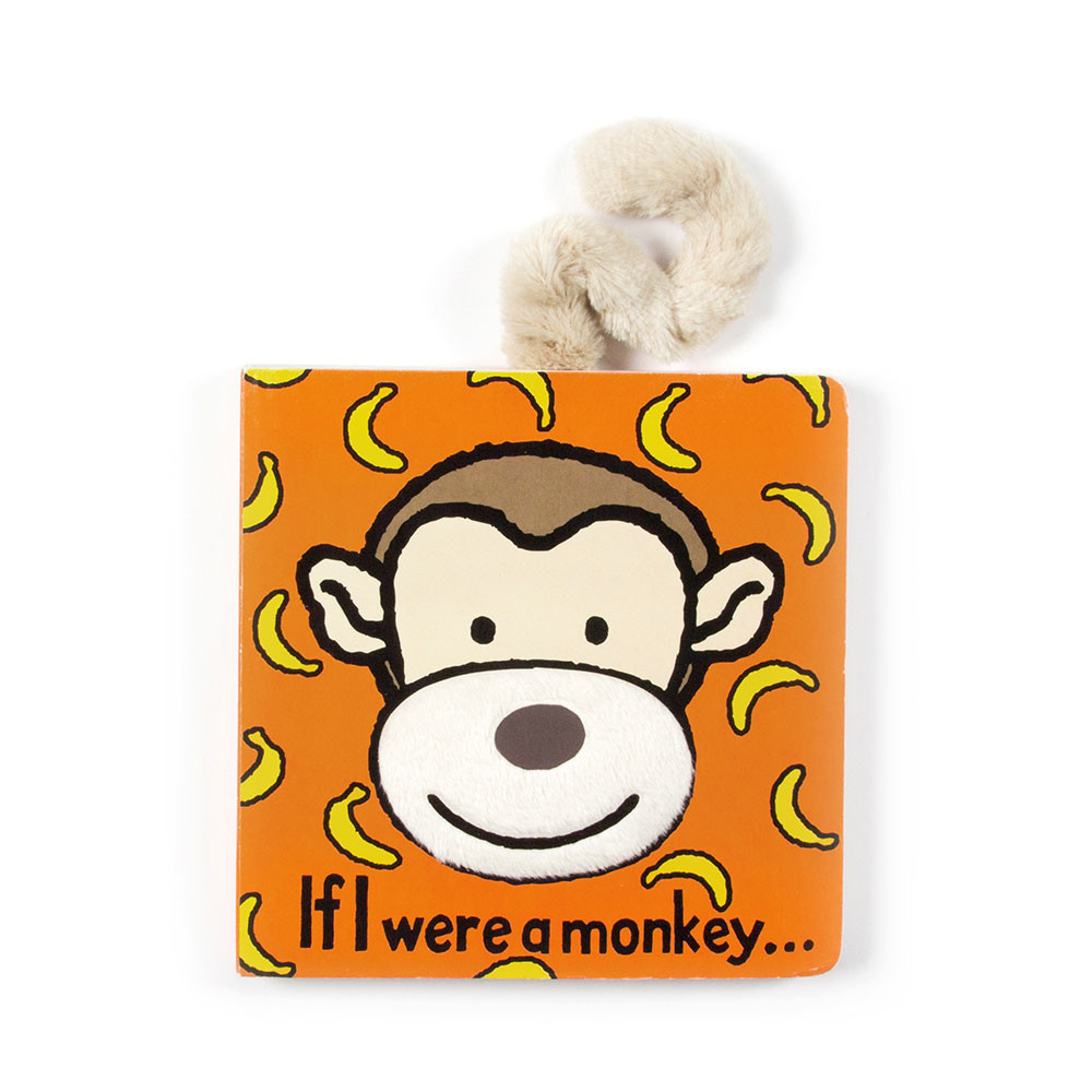 Jellycat If I Were A Monkey Board Book | US-JKSW59418