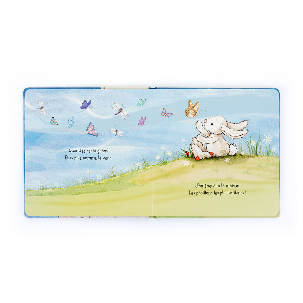 Jellycat Lapin Timide Veut Grandir Livre | US-CZSI98052