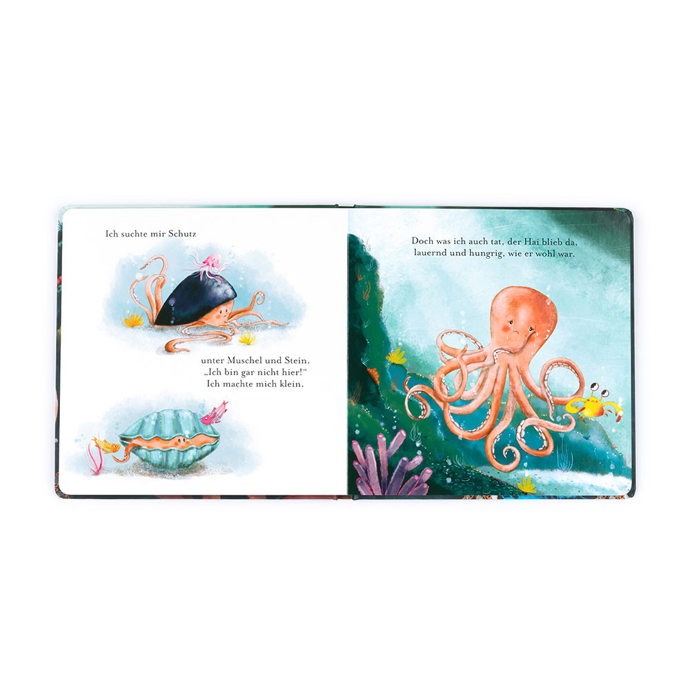 Jellycat Odell, Der Furchtlose Oktopus Buch | US-LKAP06752