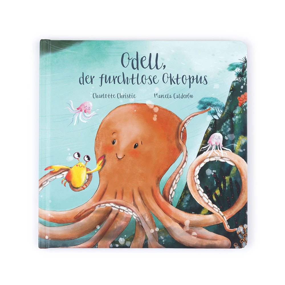 Jellycat Odell, Der Furchtlose Oktopus Buch | US-LKAP06752