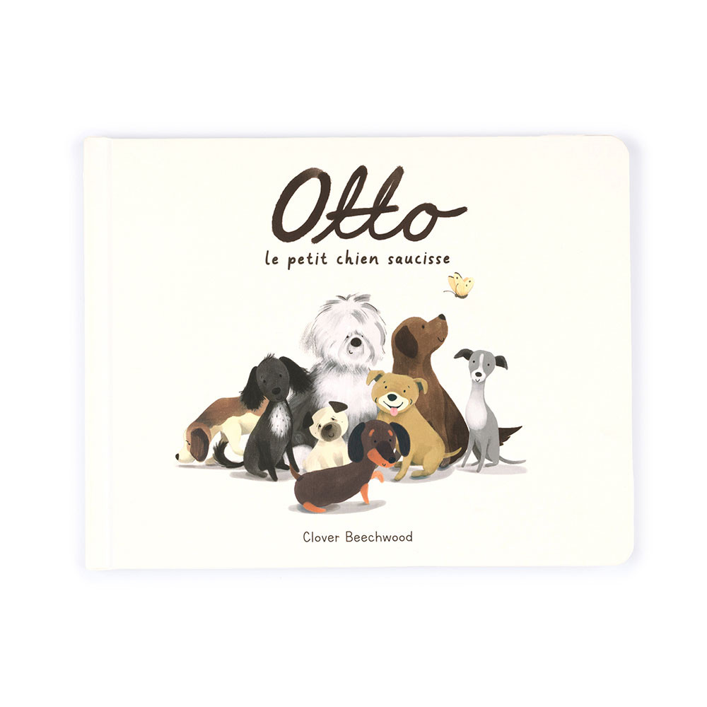 Jellycat Otto Le Petit Chien Saucisse Livre | US-PUFB32605