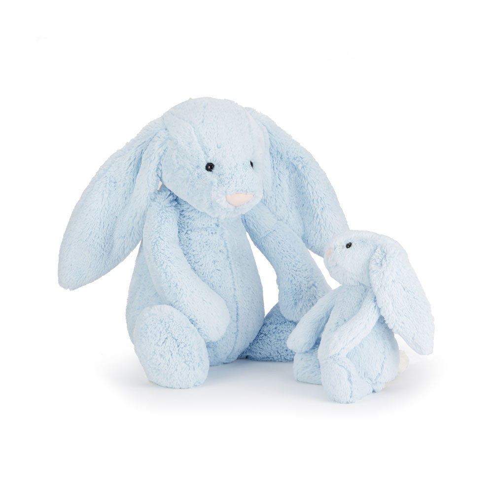 Light Blue Jellycat Bashful Bunny | US-RHYP42953