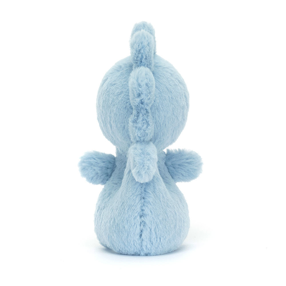 Light Blue Jellycat Fluffy Seahorse | US-NROU36971