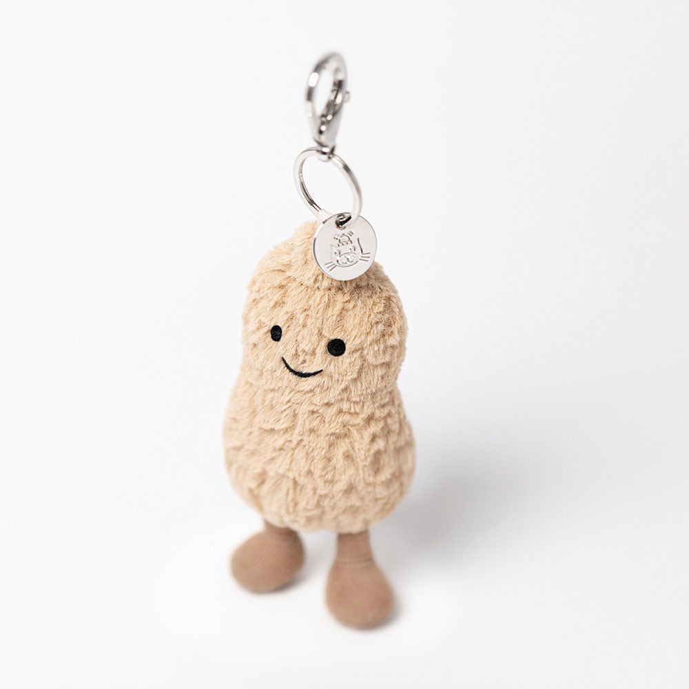 Light Brown Jellycat Amuseables Peanut Bag Charm | US-MOLD09645