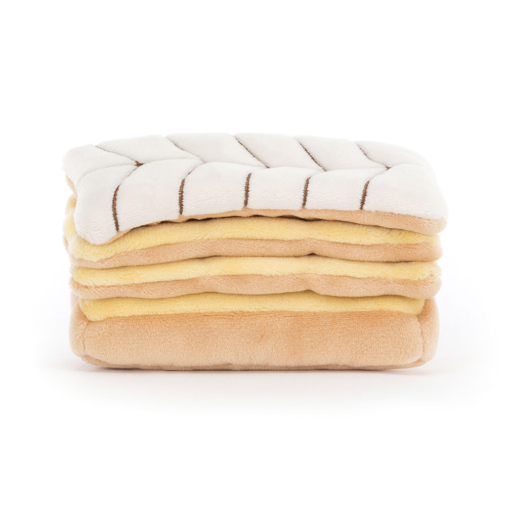 Light Brown / White Jellycat Pretty Patisserie Mille Feuille | US-PMLH79103