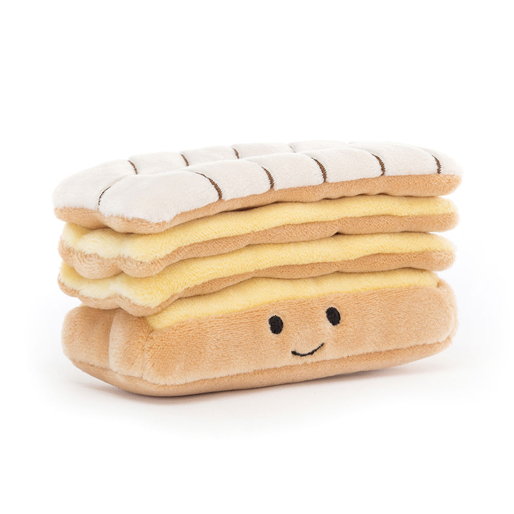 Light Brown / White Jellycat Pretty Patisserie Mille Feuille | US-PMLH79103