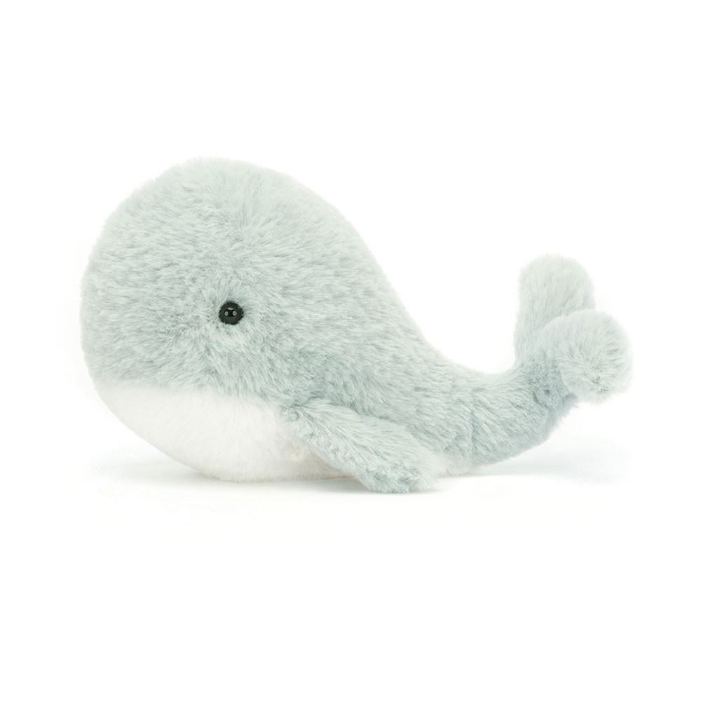 Light Green Jellycat Wavelly Whale | US-NBMJ42635