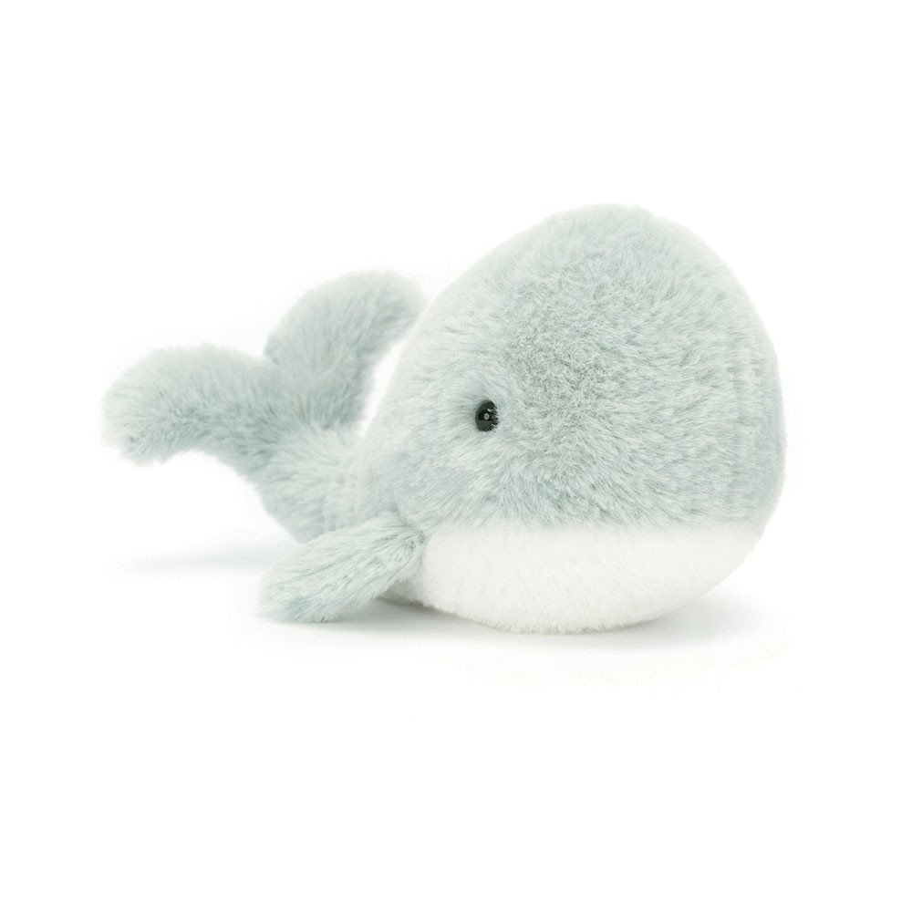 Light Green Jellycat Wavelly Whale | US-NBMJ42635