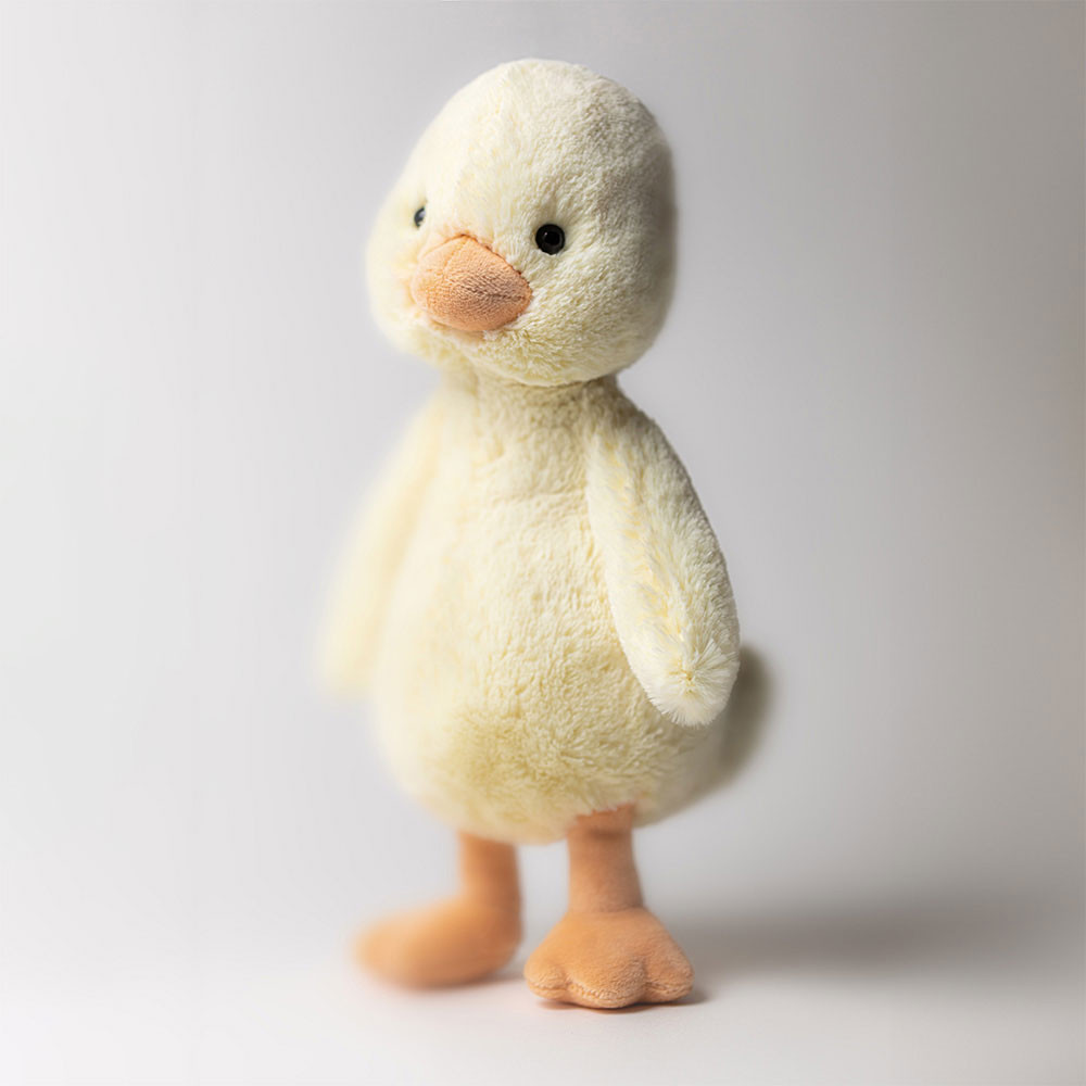 Light Yellow Jellycat Bashful Duckling | US-NBUD30569