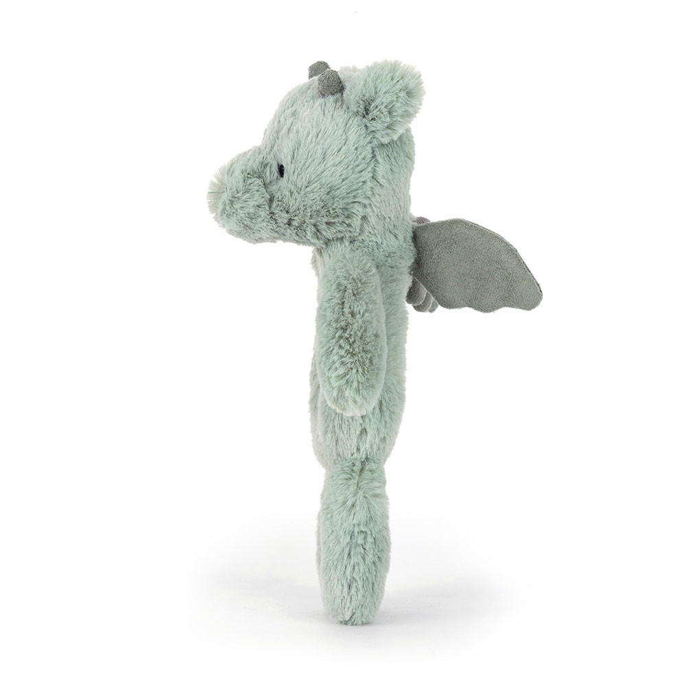 Mint Jellycat Bashful Dragon Ring Rattle | US-KFYW40936