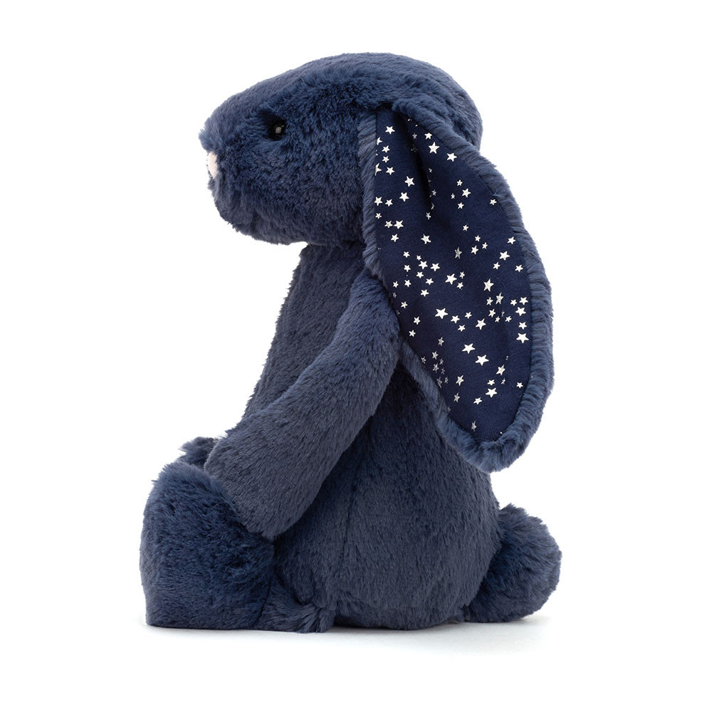 Navy Jellycat Bashful Stardust Bunny | US-CFPI48905