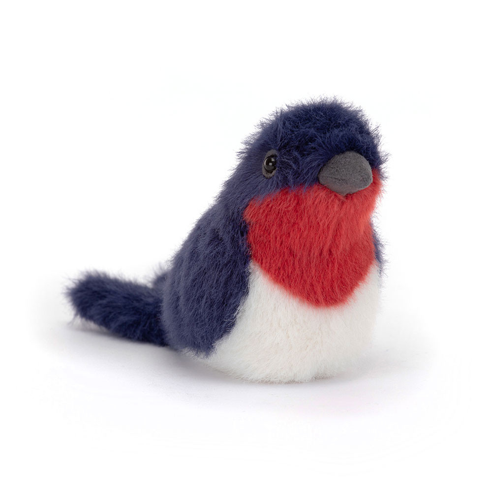 Navy / White Jellycat Birdling Swallow | US-DZHU30216