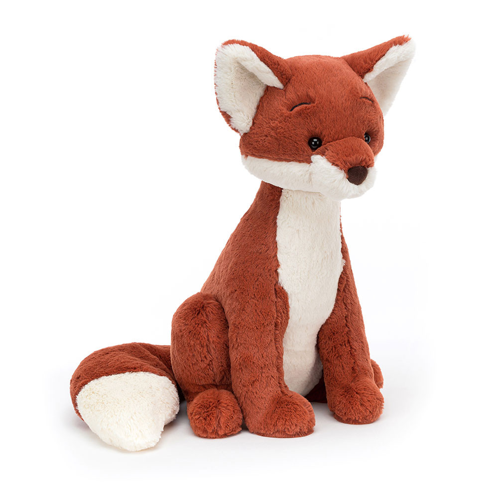 Orange Brown Jellycat Quinn Fox | US-LNOJ63092