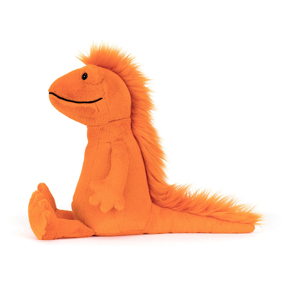 Orange Jellycat Cruz Crested Newt | US-CKDT81325