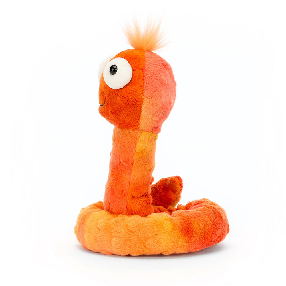 Orange Jellycat Winston Worm | US-NFMR63521