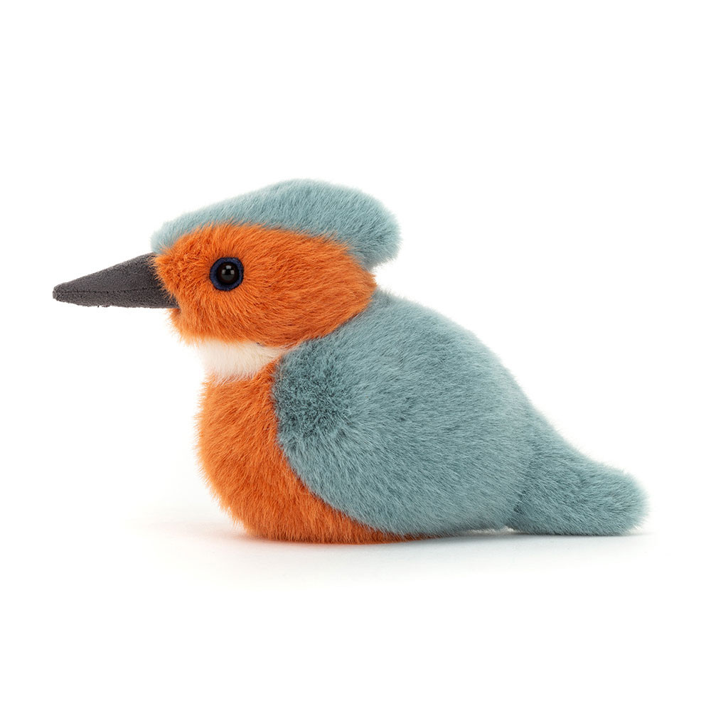 Orange / Blue Jellycat Birdling Kingfisher | US-QTDW03175