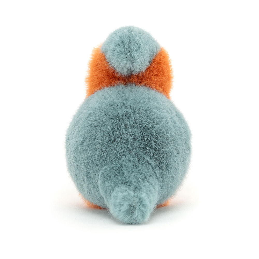 Orange / Blue Jellycat Birdling Kingfisher | US-QTDW03175