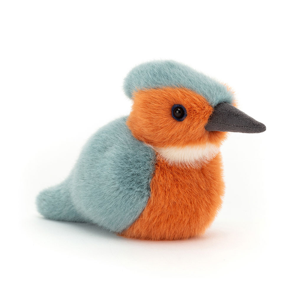 Orange / Blue Jellycat Birdling Kingfisher | US-QTDW03175