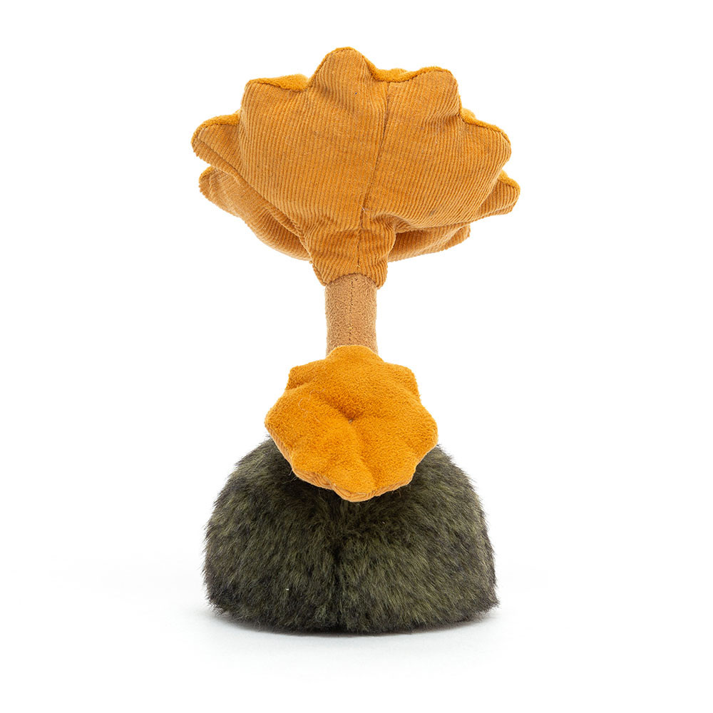 Orange / Dark Green Jellycat Wild Nature Chanterelle Mushroom | US-RMHF53697