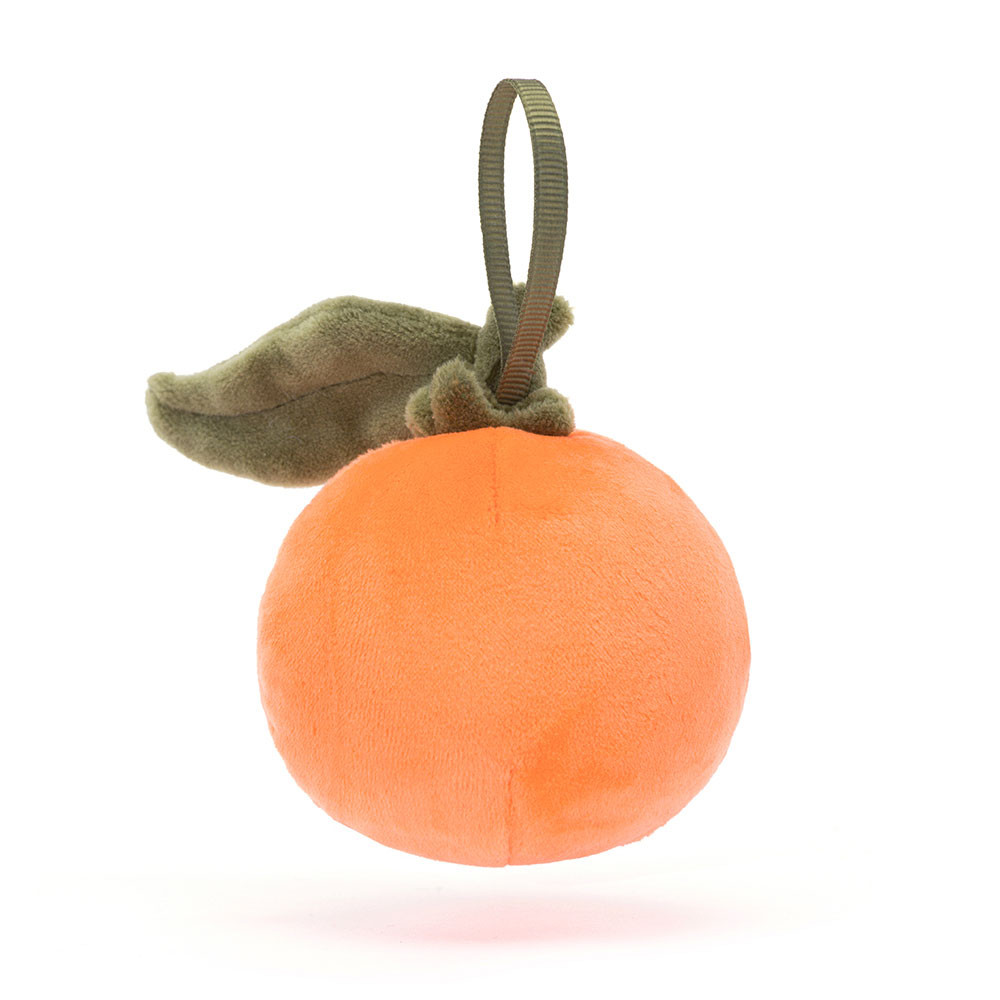 Orange / Green Jellycat Festive Folly Clementine | US-ZVYG82367