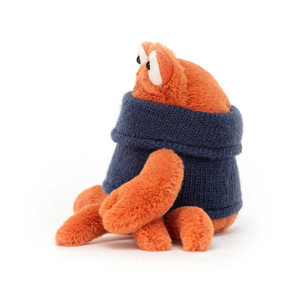 Orange / Navy Jellycat Cozy Crew Crab | US-XMZU93642