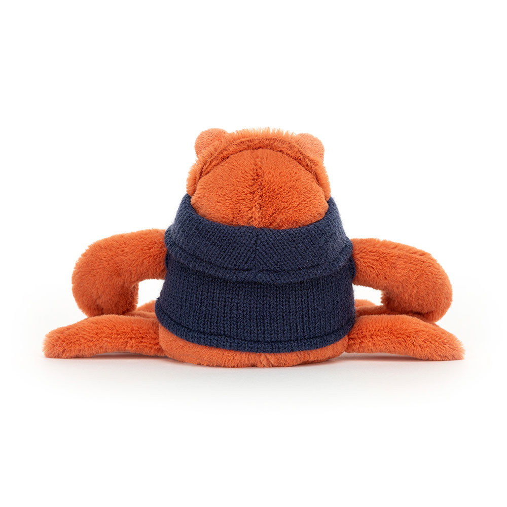 Orange / Navy Jellycat Cozy Crew Crab | US-XMZU93642