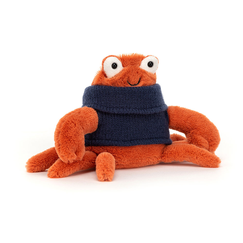 Orange / Navy Jellycat Cozy Crew Crab | US-XMZU93642